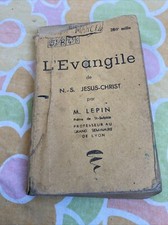 Ancien Livre L’évangile De Jesus Christ M Lepin Prêtre Saint Sulpice Missel