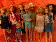 Lot de 10 Soeurs de Barbie Vintage Skipper Stacie... Avec Leurs Vêtements