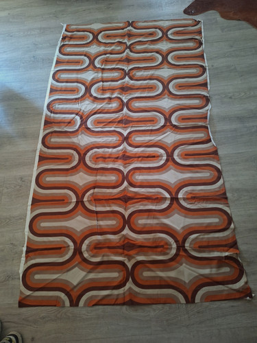 Ancien coupon tissu - de,