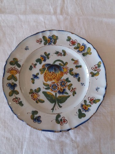Assiette ancienne xviii eme - assiette,