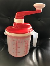 ⭕ Tupperware speedy chef rouge batteur manuel mayonnaise chantilly 2 vitesses