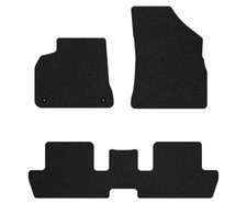 PE27-1 Jeu Tapis De Sol Velour Premium Cuir Rouge pour Peugeot 3008 I 2009-2016