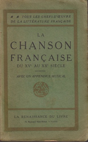 Chanson française xve - du,