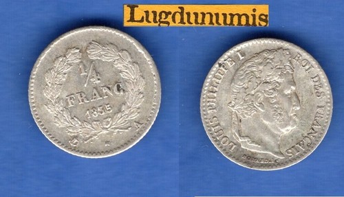 Franc louis philippe ier - 1/4,