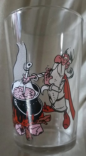 Verre moutarde asterix 1968 - verre, à