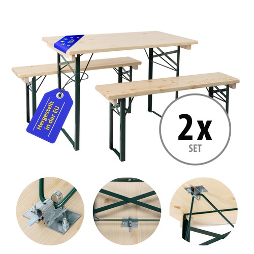 Ensemble table banc - 2,