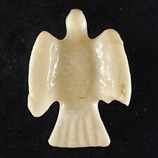 (LFA-501) LA COLOMBE Fève ancienne Ranque Ducongé Porcelaine émaillée