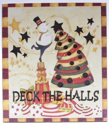 Wood snowman deck - snowman, the