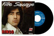 RINGO Vinyle 45 tours FILLE SAUVAGE - POUPEE VIVANTE - CARRERE F1 49150 TBE = EX