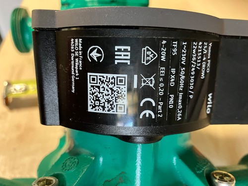 Circulateur chauffage wilo - 2x,