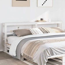 Tête de Lit avec Étagères Accessoire Meuble Chambre Bois Massif de Pin vidaXL