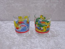 XBqPCK - 2 X Nutella Les Simpsons Verre - Vintage - Publicité - 9 Cm