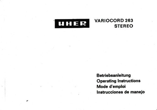Operating instructions for - operating,