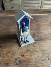 AOHNA - SOLDAT GREC EVZONE  - 7 Cm  / 1/32 - Garde Dans Sa Guérite Poste Garde