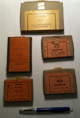 Lot ressorts horloges - *lot, ressorts*