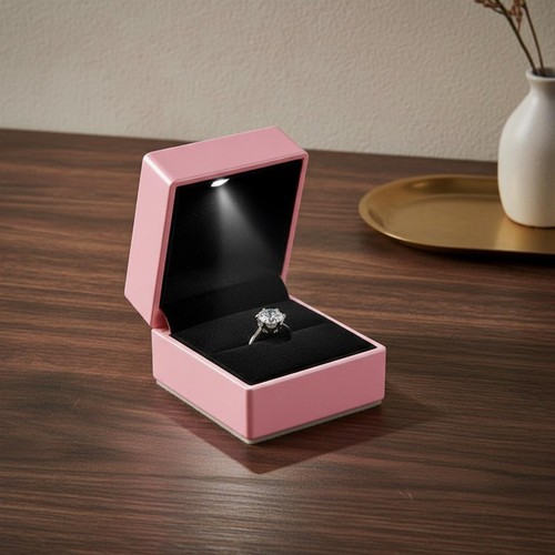 écrin bague led fini - bague,