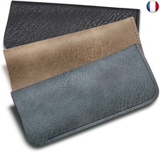 HKzzy Lot de 3 étuis à lunettes en cuir synthétique souple - Étui à lunettes de 