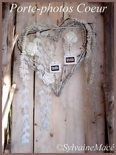 porte photo en forme de coeur