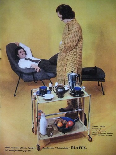 Publicité 1956 platex table - 1956,