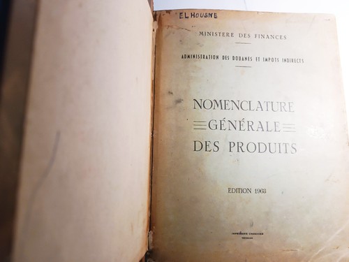 Livre ancien nomenclature - -,
