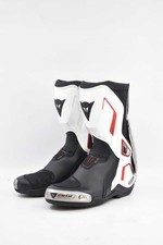 Bottes De Course Femme Dainese Torque D1 Out Lady Noir Blanc Rouge Lava Neuf N 3
