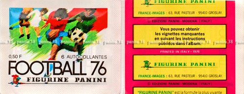 Pochette neuve football - "football, 76"