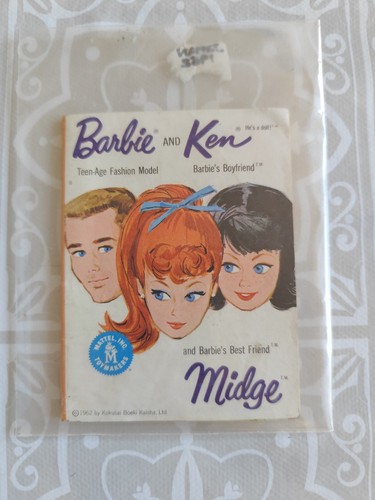 Booklet barbie 1962 original