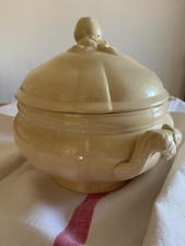 Antique French Soup Tureen - Ivoiry - Digoin Sarreguemines - 1920
