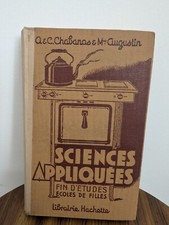 Sciences appliquées, fin d'étude, écoles de Filles, Hachette, 1943, Chabanas