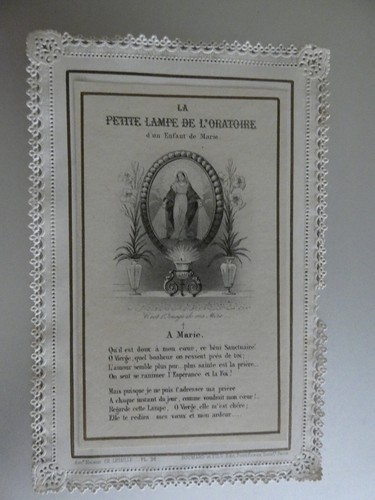 Image pieuse canivet dentelle