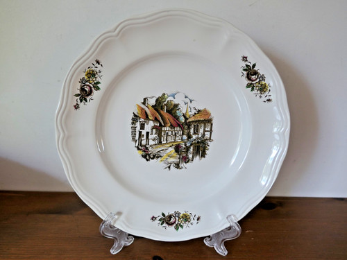 Assiette ancienne longchamp - assiette,