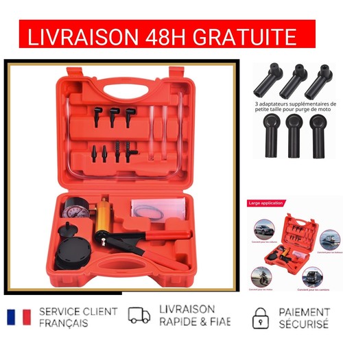 Kit purge frein pompe vide - kit,