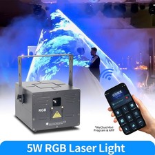 5W RGB  DMX ILDA Full Color