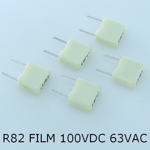 Condensateur film 100nf 100vdc - film,