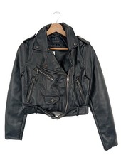 STRADIVARIUS Veste en cuir