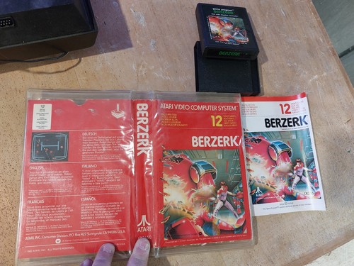 Berzerk jeu atari - atari, 2600