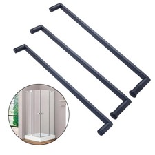 Poignée de douche noire acier