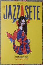 AFFICHE FESTIVAL JAZZ à SèTE