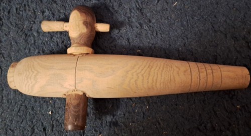 Ancien robinet bois - en, 34