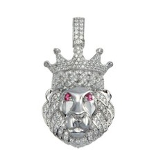 Homme Argent Sterling Lion