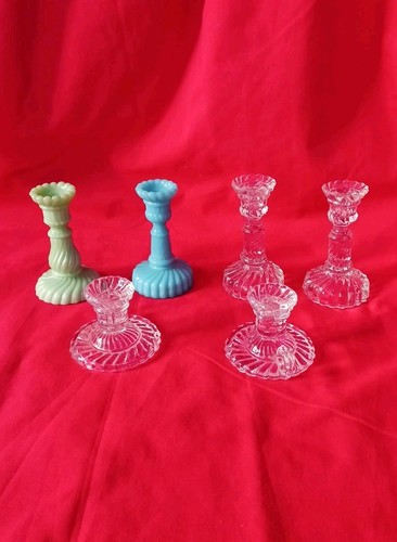 Bougeoirs anciens verre - anciens, en