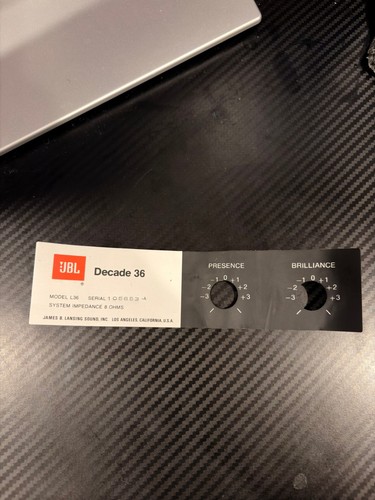 Jbl decade l36 front - jbl,