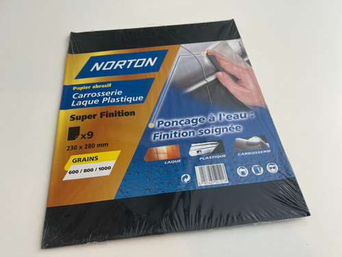 Papier abrasif norton grains - papier,