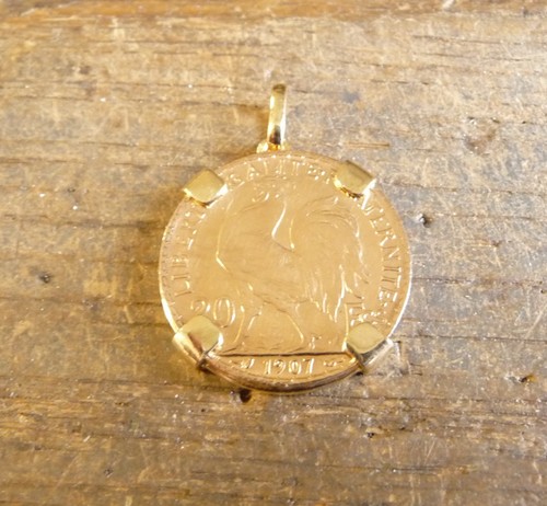 Pendentif porte pièce - pendentif, 4