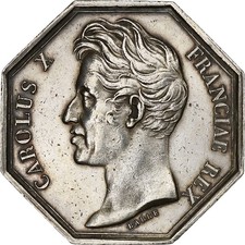 France, Jeton, Charles X