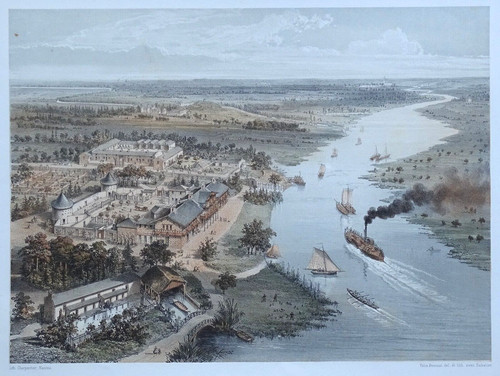 Brest lithographie originale - lithographie,