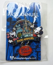 pin's pins officiel pin's  disneyland paris pass annuel 2019 neuf sou blister