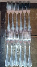 12 FOURCHETTES DE TABLE EN