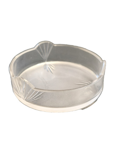 Coupelle verre ciselé - en,