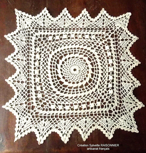 Napperon crochet art - crochet, d'art